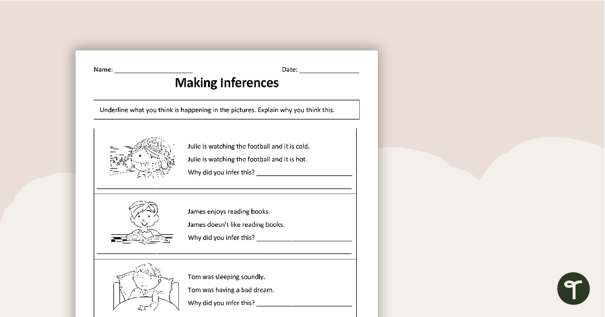 Inferences Worksheet 7 Reading Activity Worksheets Library