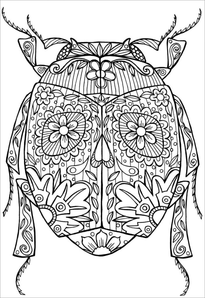 Insect Coloring Pages To Print ColoringBay