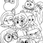 Inside Out 2 Coloring Pages