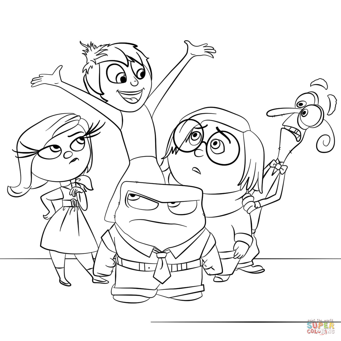 Inside Out Coloring Pages At GetDrawings Free Download