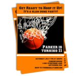 Invitation Template Boys Basketball