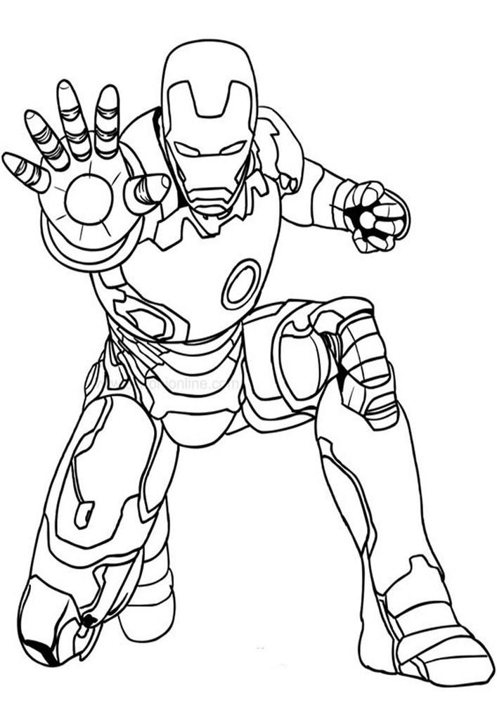 Iron Man Coloring Page Coloring Book 6000 Coloring Pages 