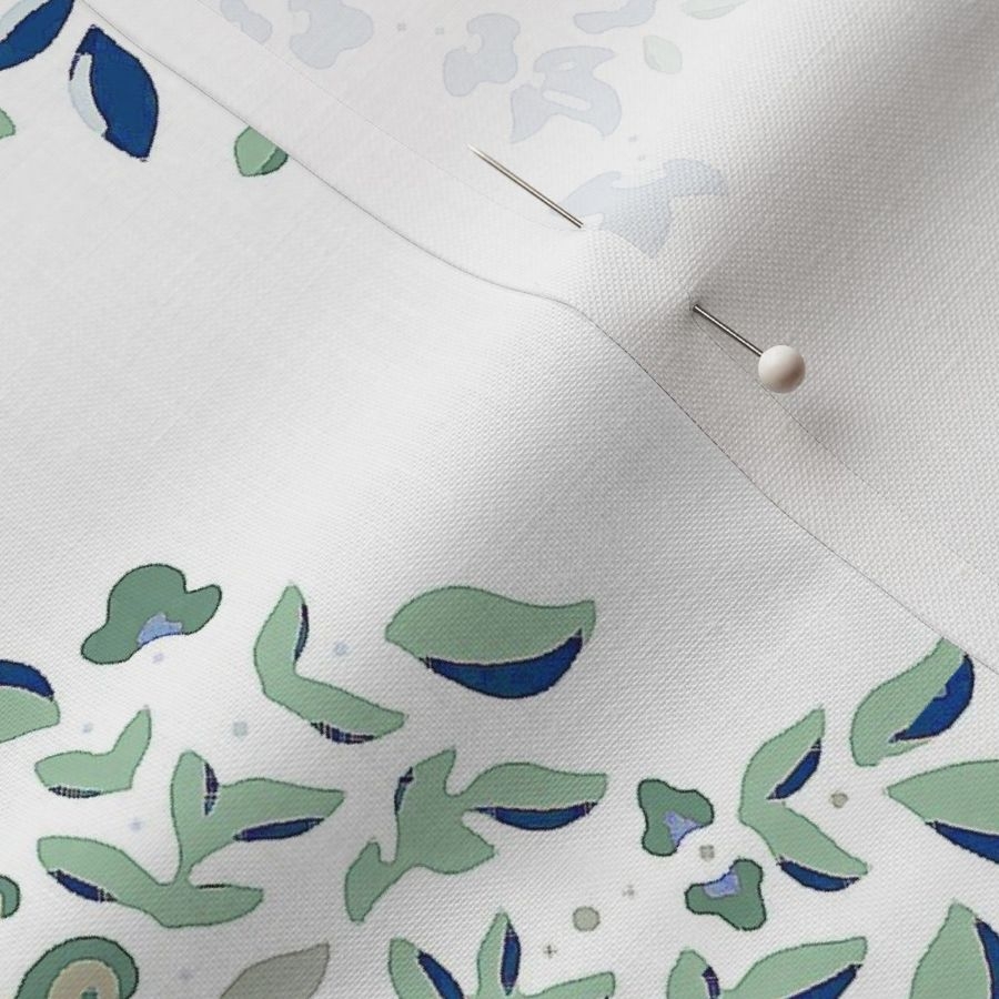 Jaipur Garden Block Print Fabric Spoonflower