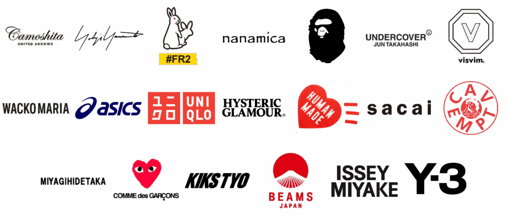 Japanese Fashion Brands Logos