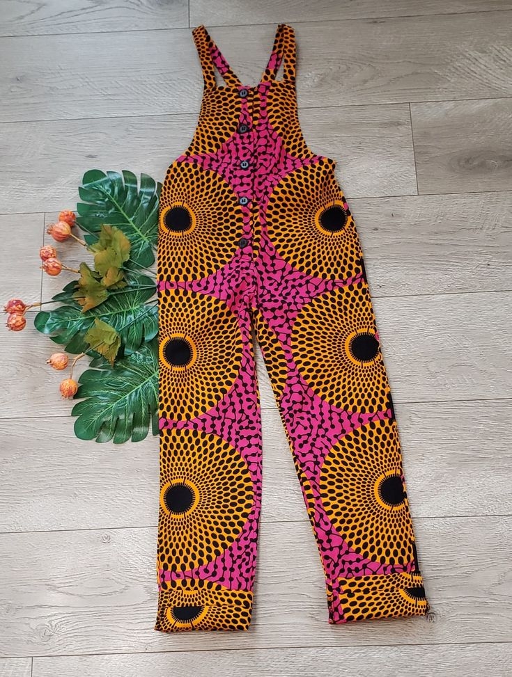 Jeneba Toddler Kid 39 s African Print Overalls Overalls Ankara Jumpsuit 