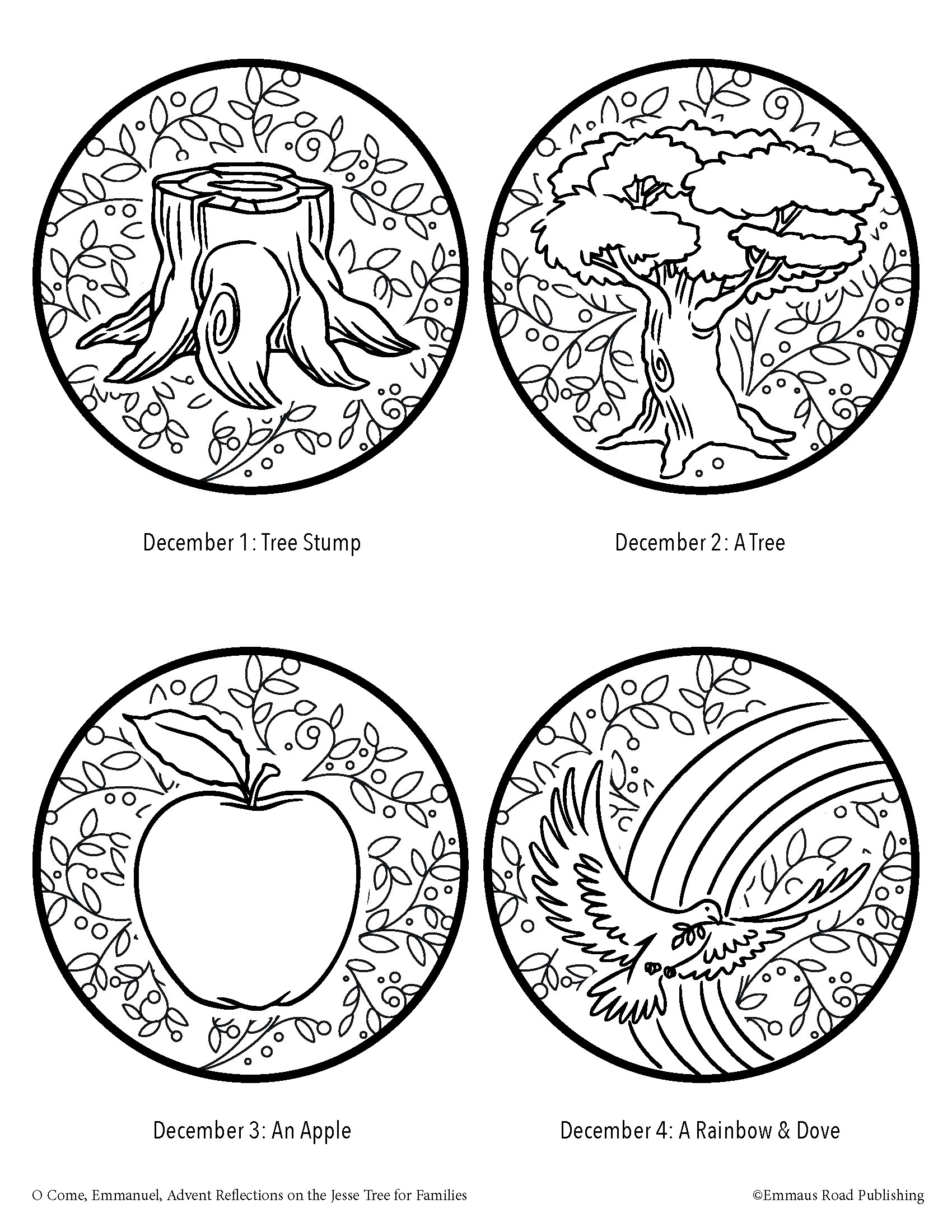 Jesse Tree Ornaments Printable Pdf Printable Word Searches