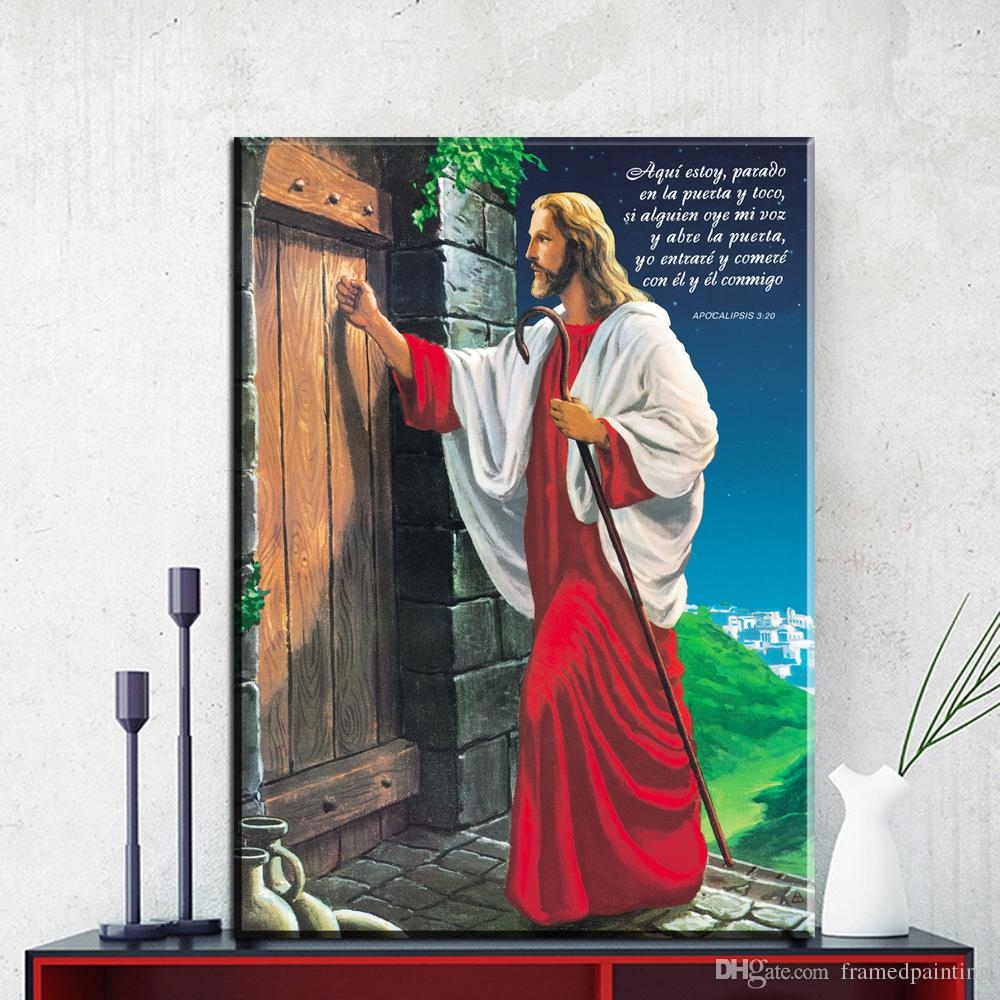 printable picture of jesus knocking at the door