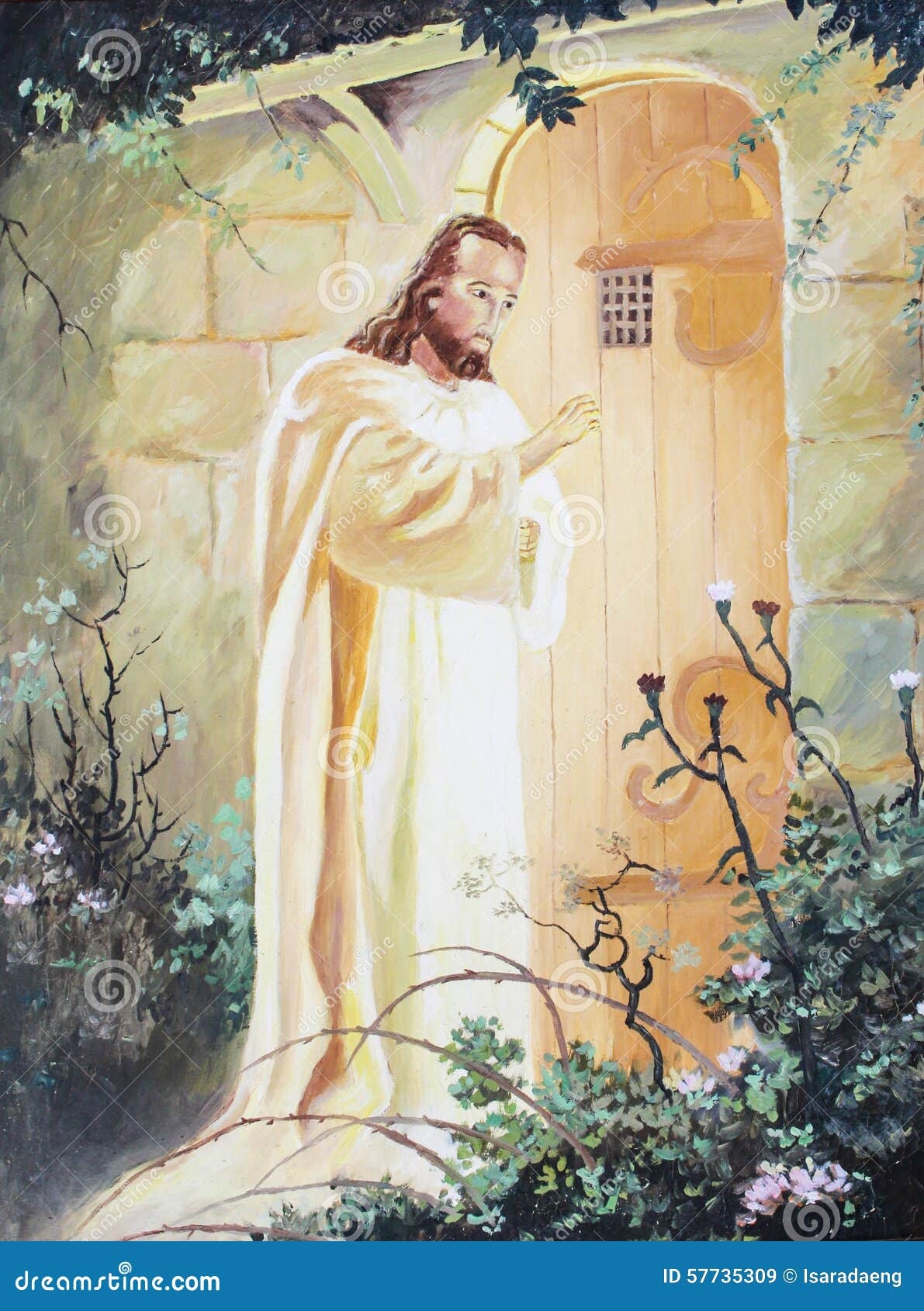 Jesus Knocking At The Door Royalty Free Stock Photo CartoonDealer 