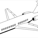 Jet Airplane Coloring Pages ColoringBay