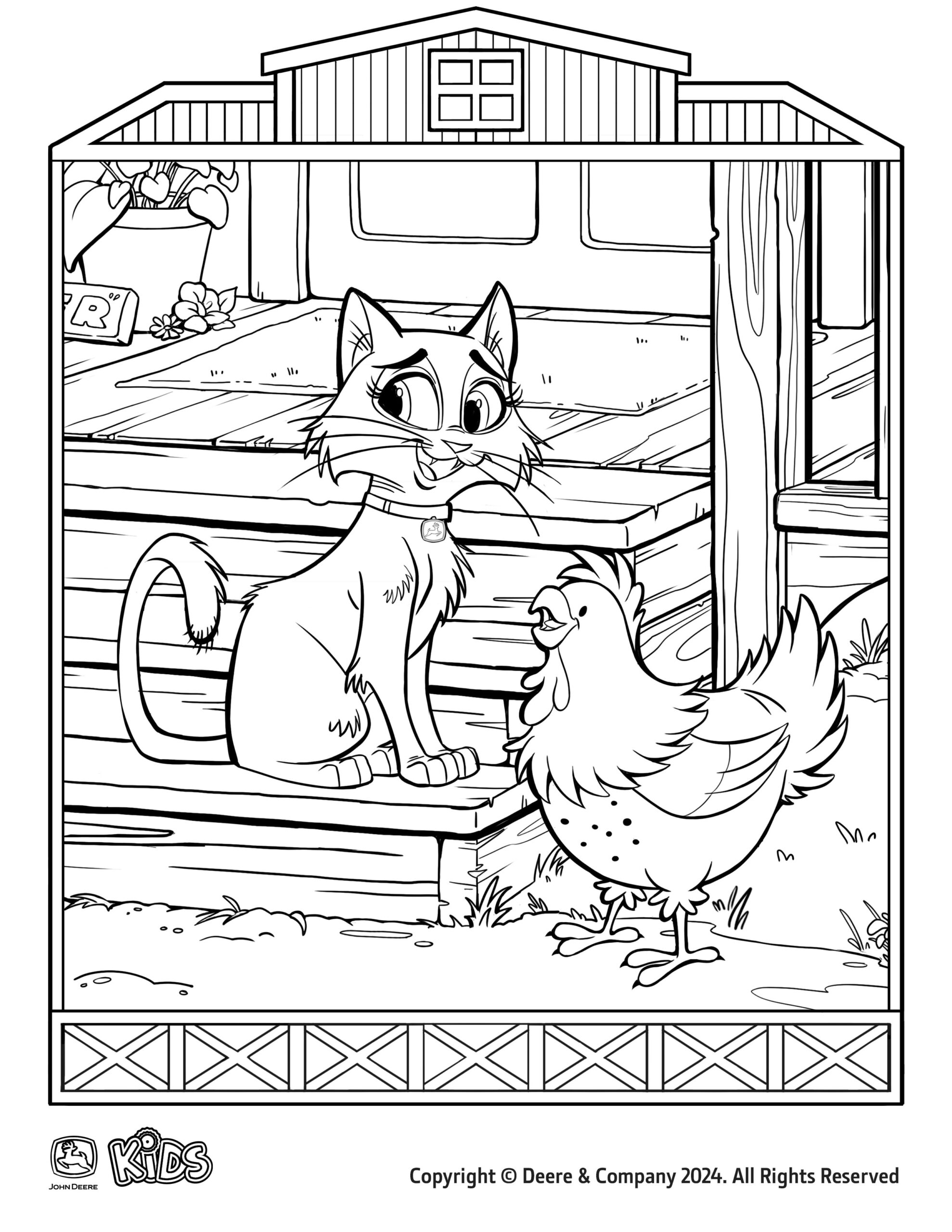 John Deere Tractor Pictures For Kids To Color Infoupdate