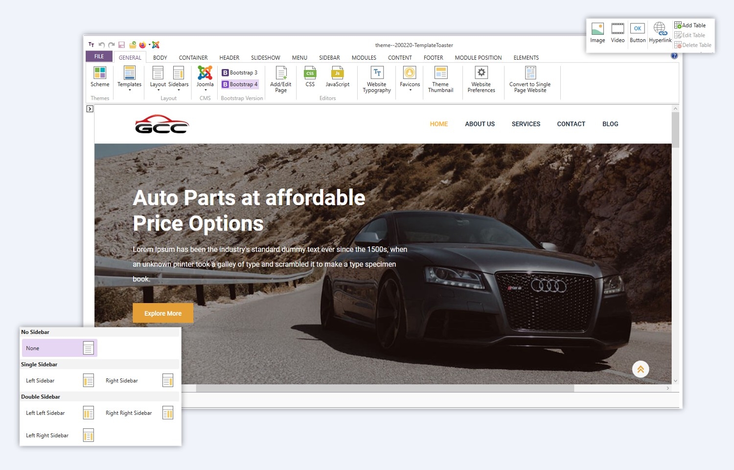 Joomla Template Creator Joomla Template Builder TemplateToaster