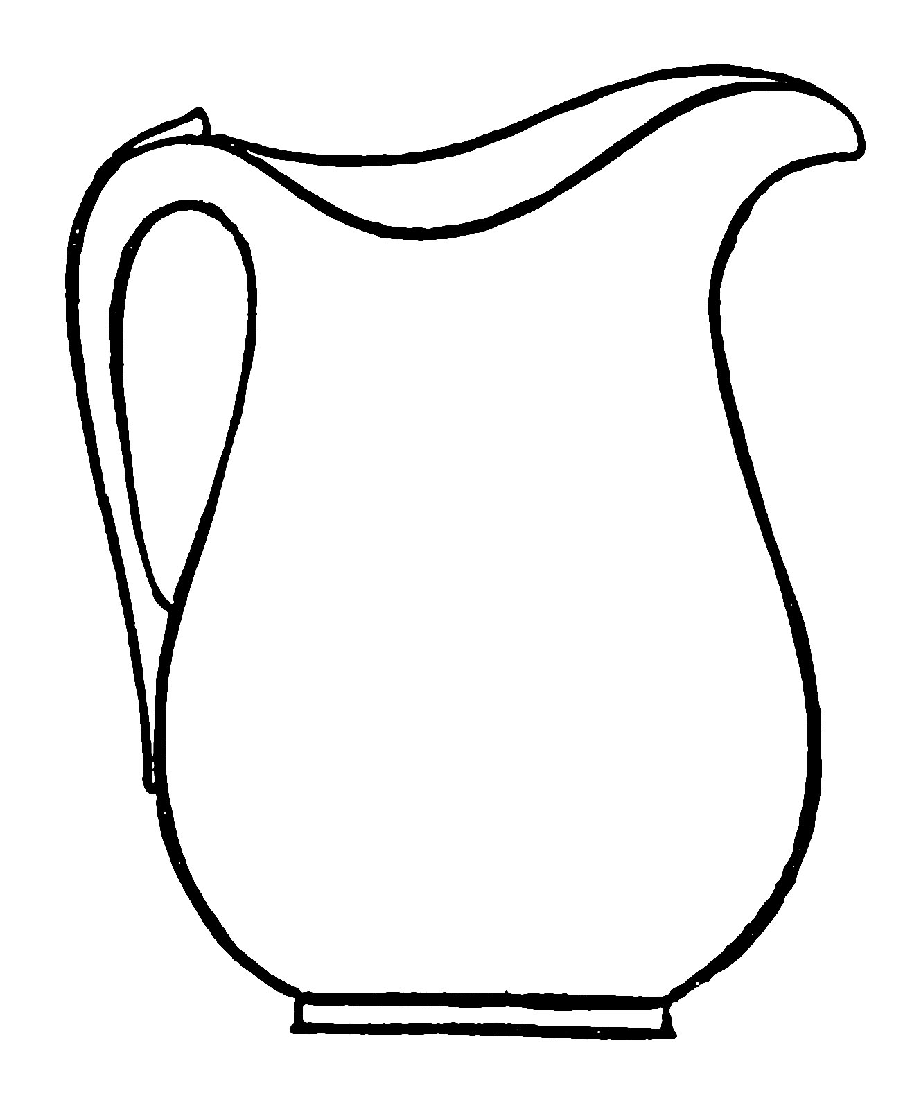 Jug Outline Image ClipArt Best