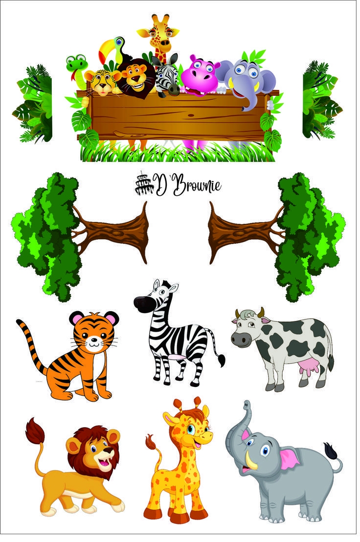 printable jungle picture