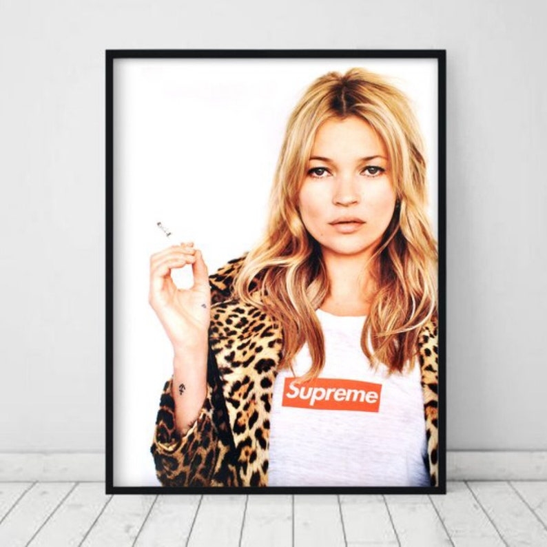 Kate Moss Fashion Wall Art Fashion Print Kate Moss Print Kate Etsy