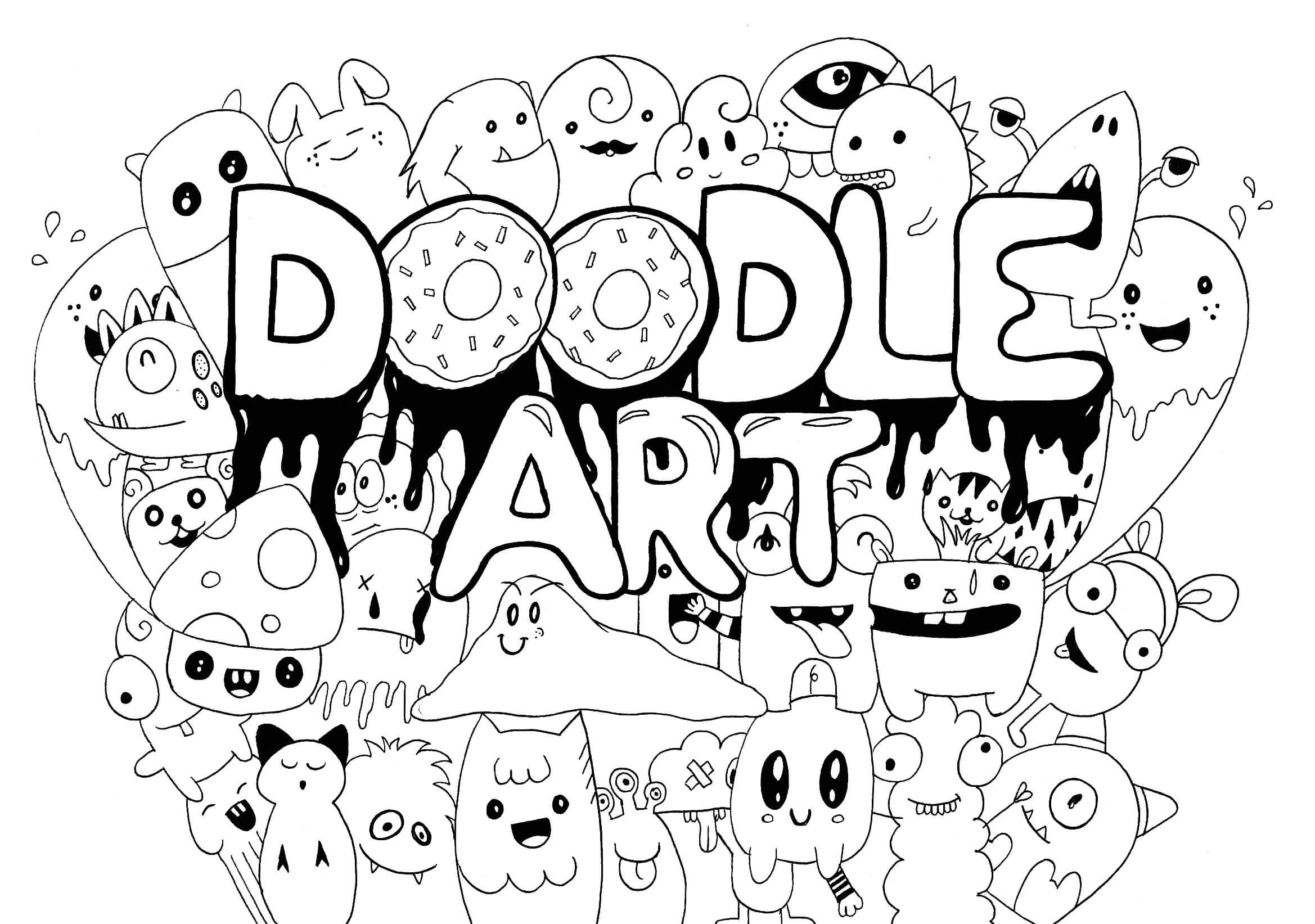 Kawaii Coloring Pages Printable Coloring Pages FREE