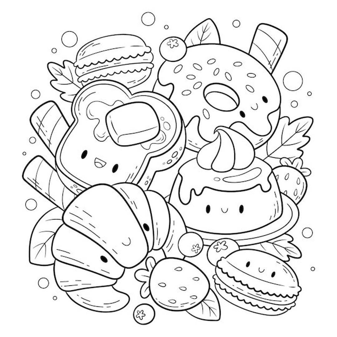 Kawaii Coloring Pages