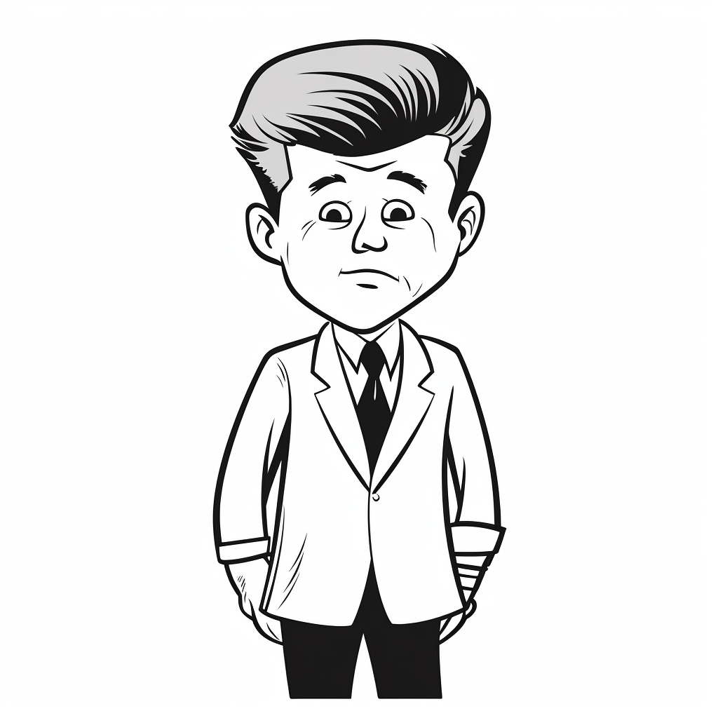 Kids 39 Jfk Coloring Page Coloring Page