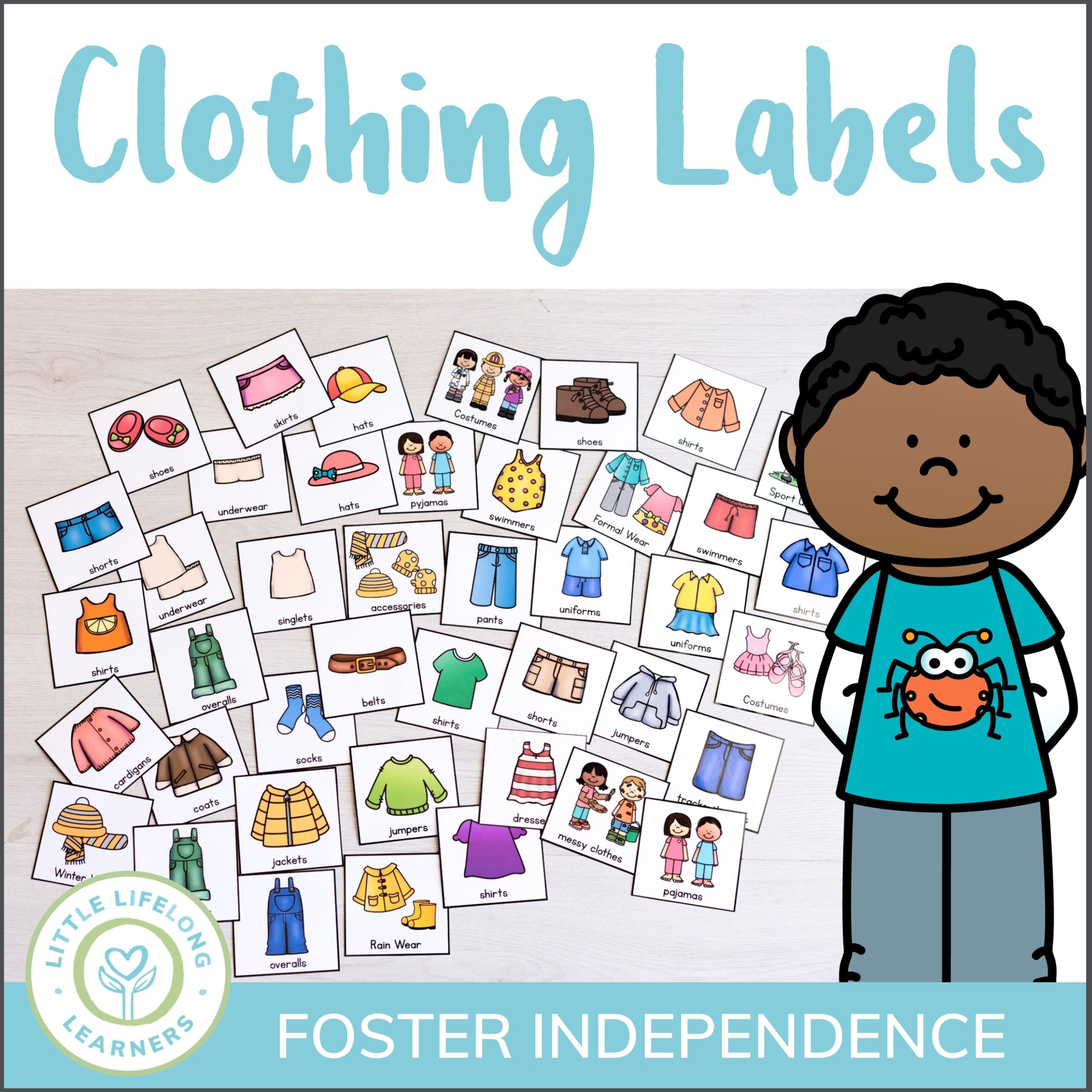 Kids Clothing Drawer Labels Little Lifelong Learners Free Printable 