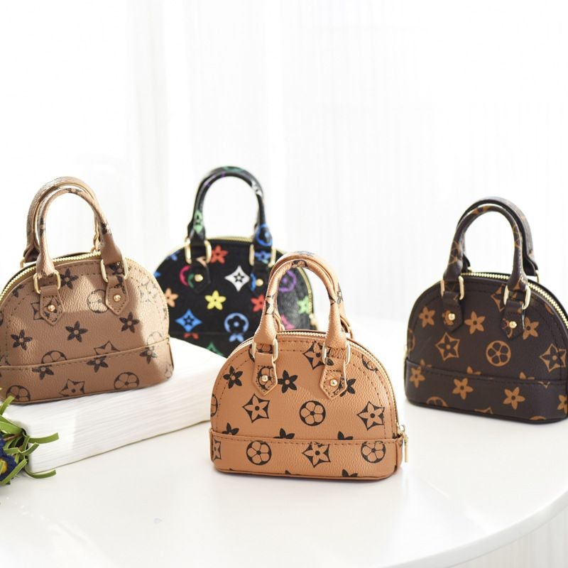 Kids Handbags Korean Fashion Print Designer Baby Purse Teenager Girls 