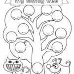 Kids Printable Family Tree Coloring Home