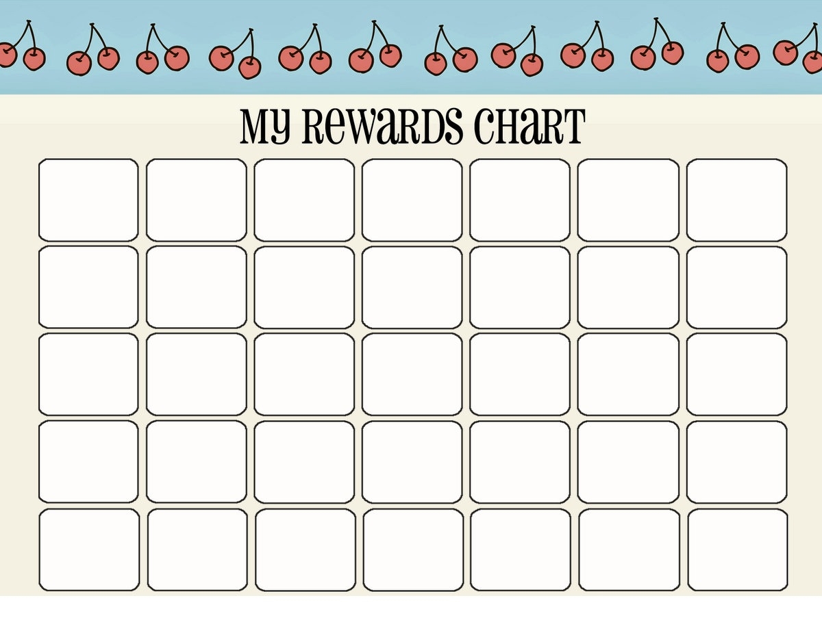 Kids Sticker Chart Free Printable