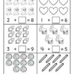 Kindergarten Math Worksheets Animal Math Worksheets KiddyCharts