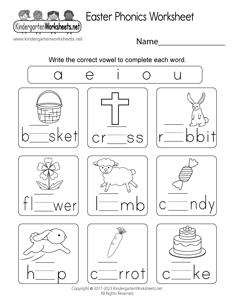 Kindergarten Phonics Worksheets Pdf Printable Kindergarten Worksheets
