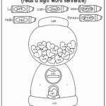 Kindergarten Sight Word Coloring Worksheets Luxury Free Color By Sight