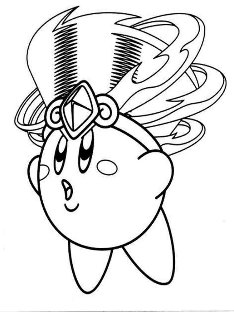 Kirby Coloring Pages