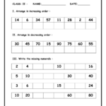 Ks1 Maths Worksheets Number Learning Printable