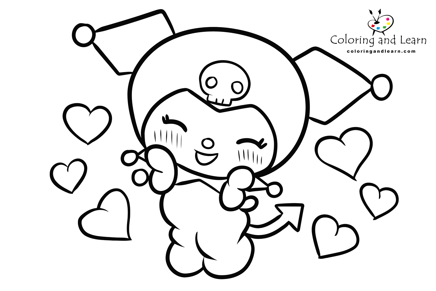 Kuromi Coloring Pages FREE 2025 Coloring And Learn