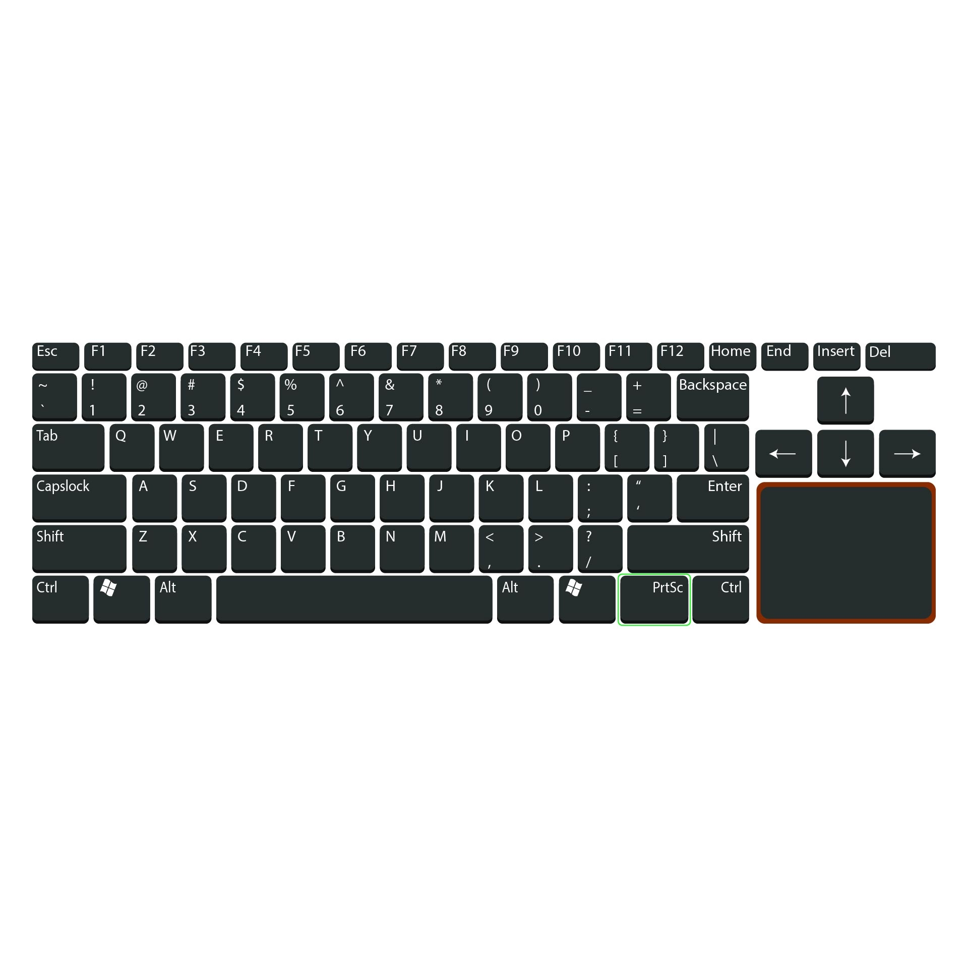 Laptop Keyboard 13 Free PDF Printables Printablee
