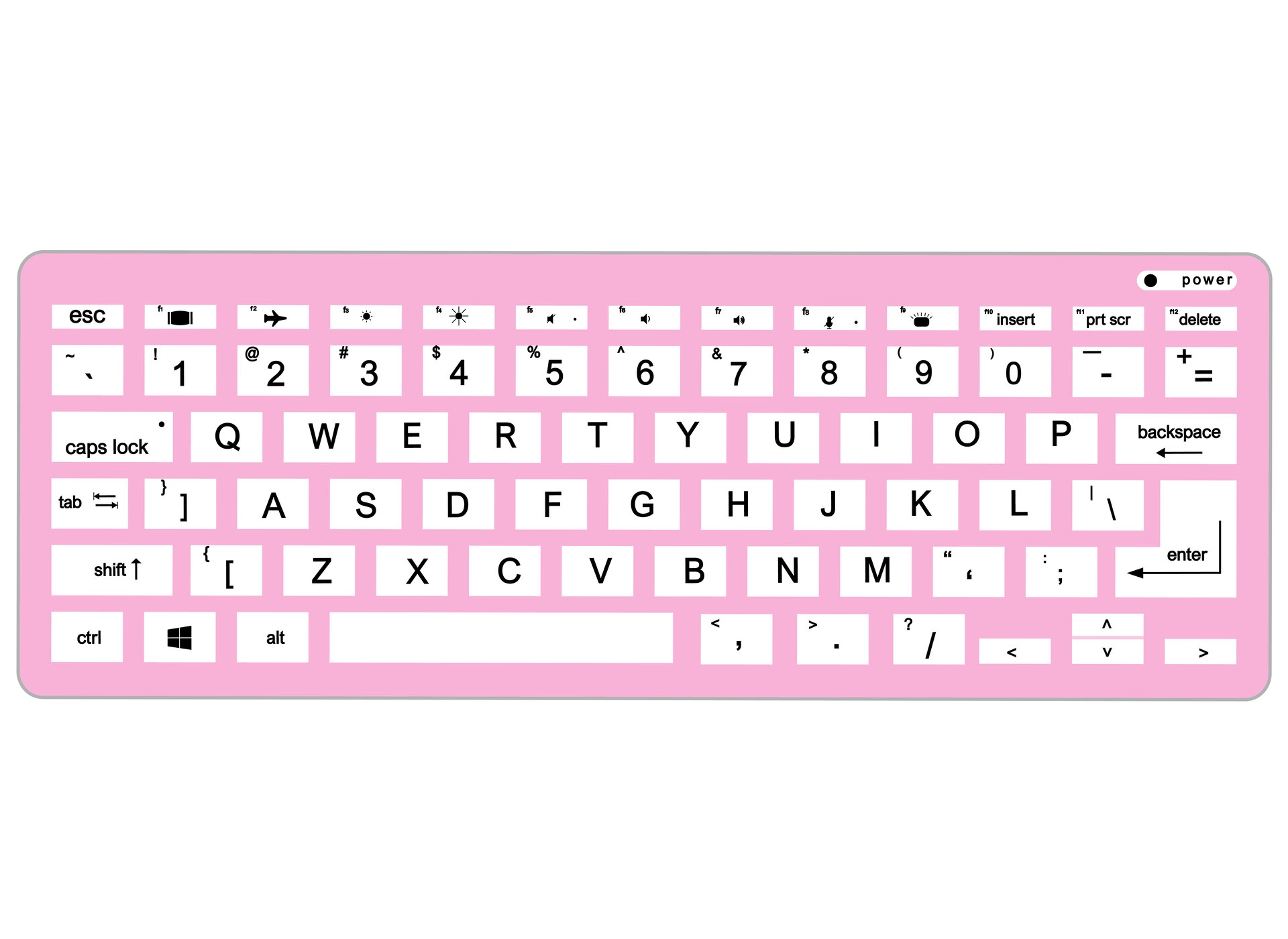 Laptop Keyboard 13 Free PDF Printables Printablee