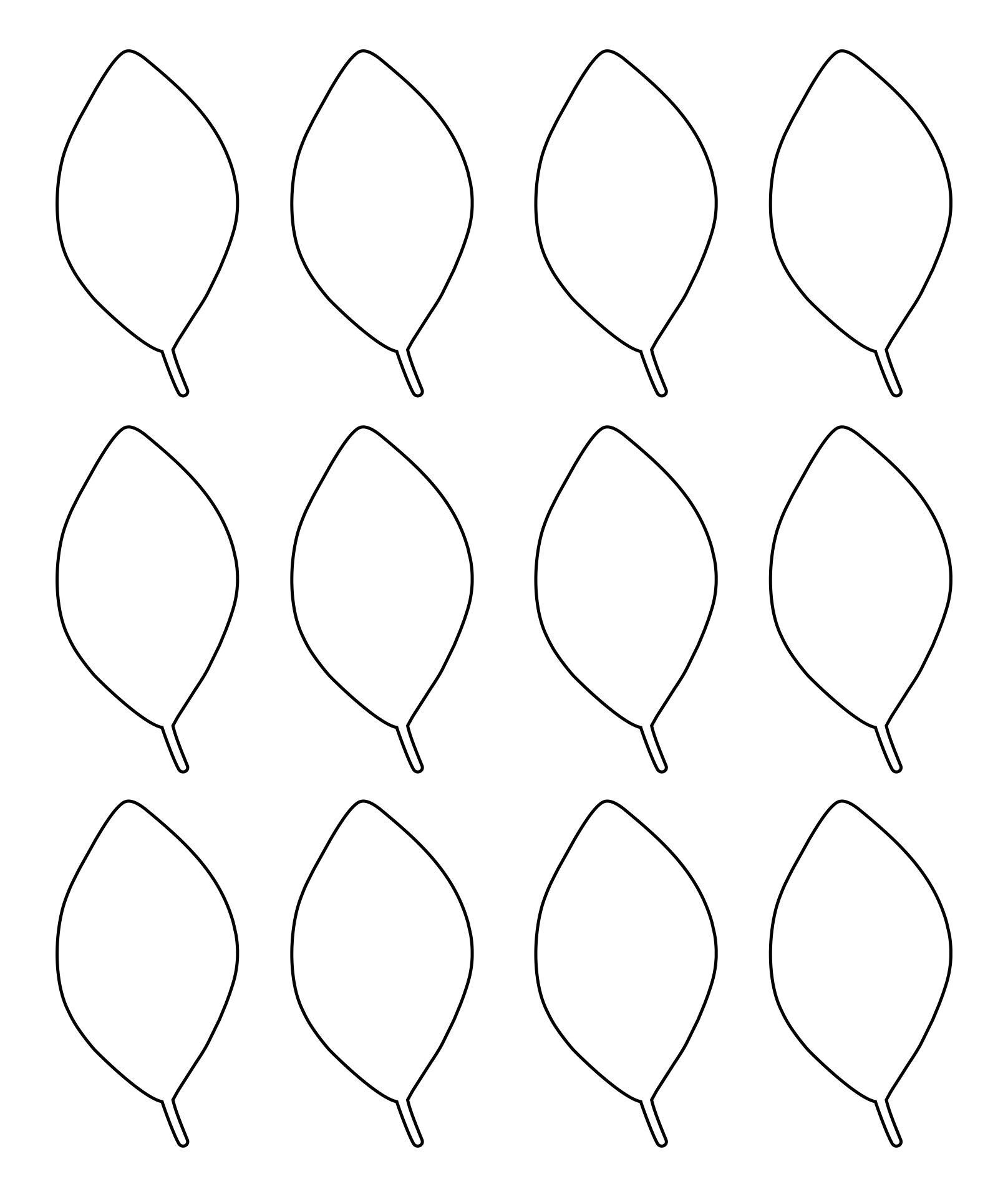 printable leaf picture