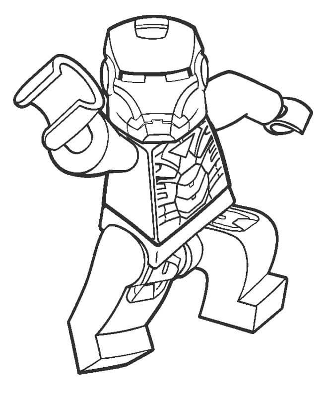 Lego Iron Man Coloring Page Free Printable Coloring Pages For Kids