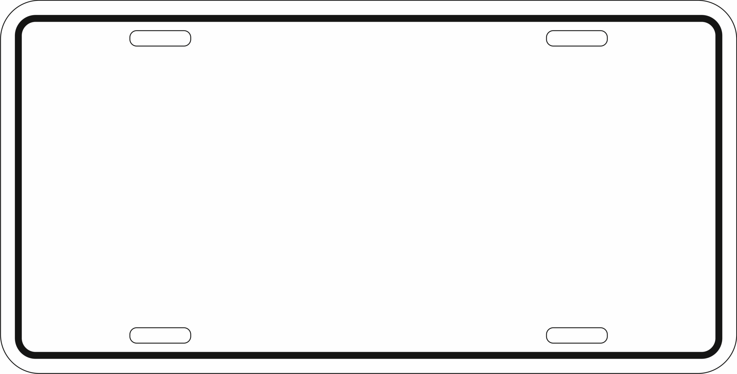 License Plate Template Hot Wheels Car Party Craft License Plate 