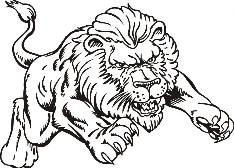 Lion Coloring Page Coloring Home
