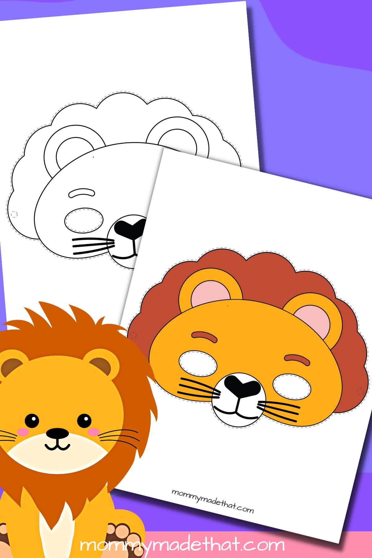 Lion Mask Template Free Printable Papercraft Templates 50 OFF