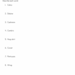 Little House Fashion Vocabulary Worksheet Laura Ingalls Wilder Little