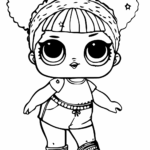 Lol Doll Coloring Pages Learny Kids