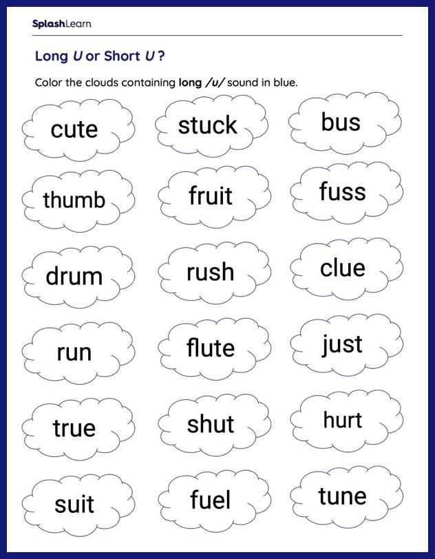 long a worksheets