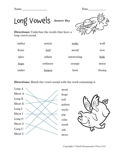 Long Vowel Worksheets Tim 39 s Printables