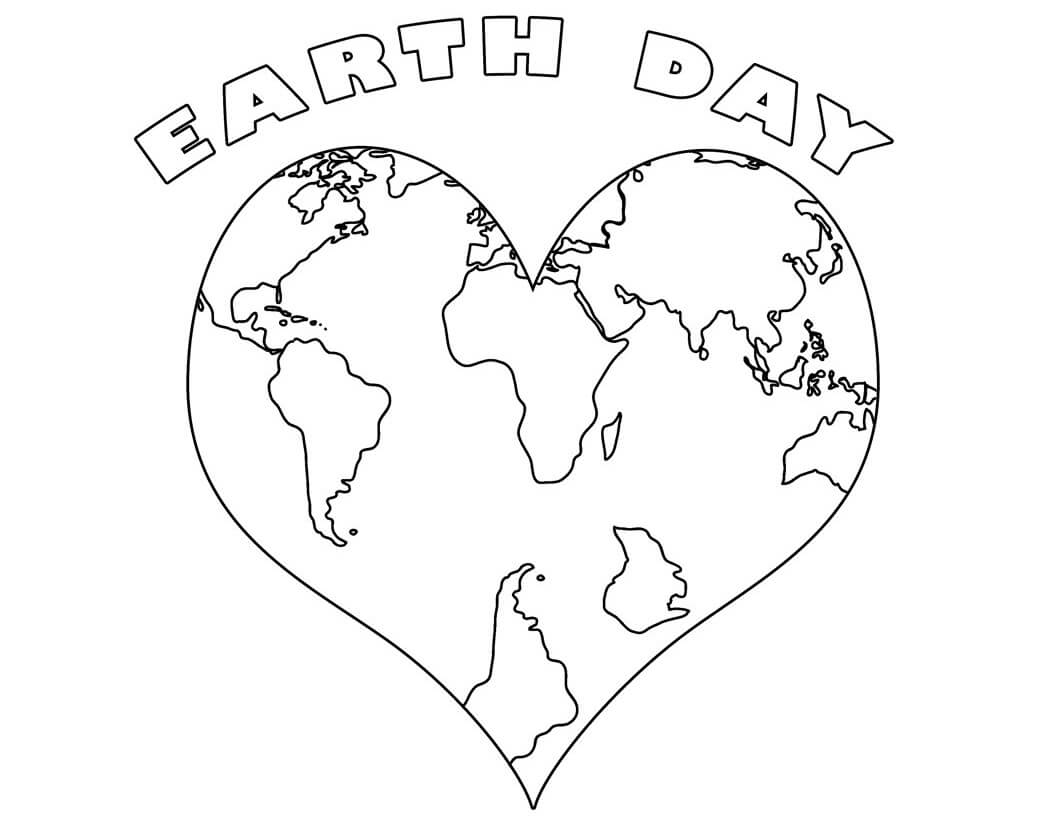 Earth Coloring Pages