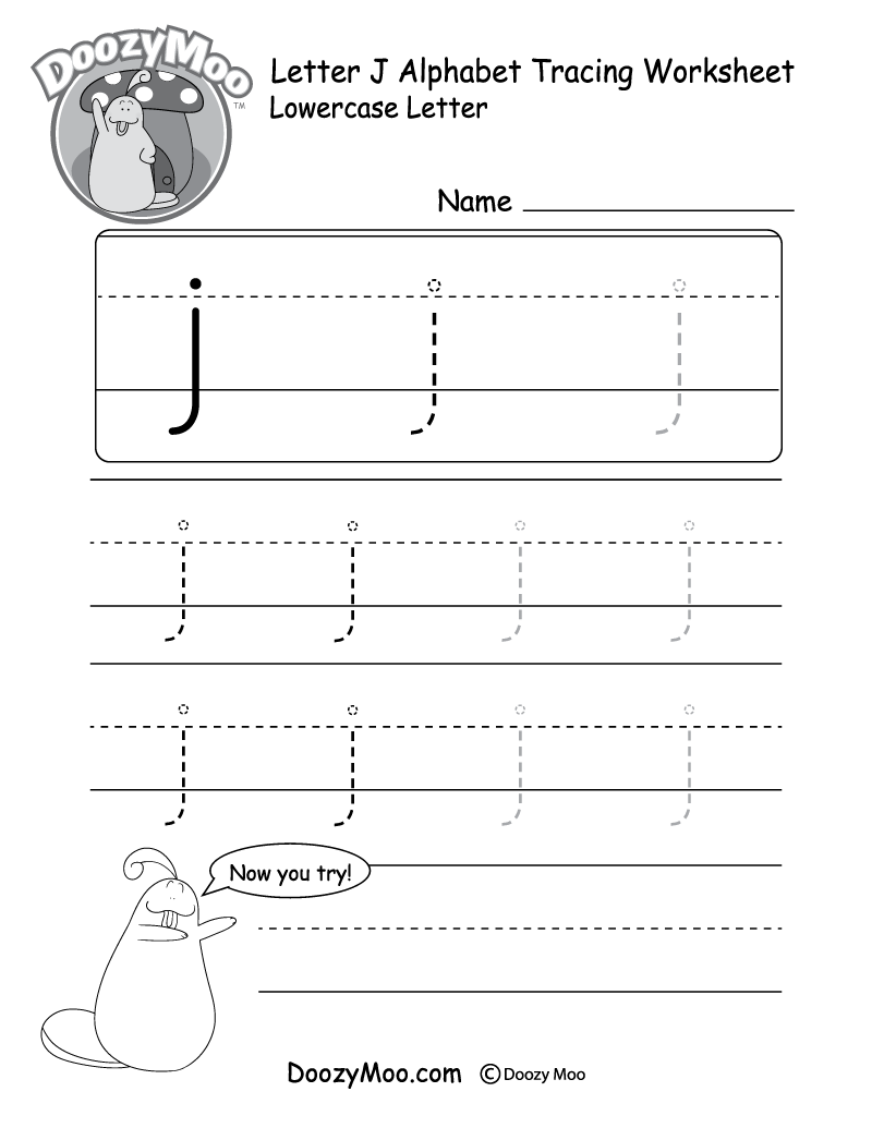 letter j worksheet