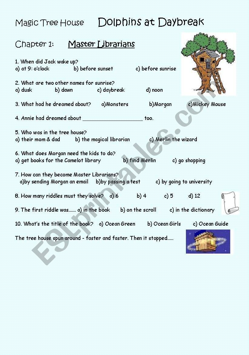 Magic Tree House Dinosaurs Before Dark Worksheets Worksheets Library