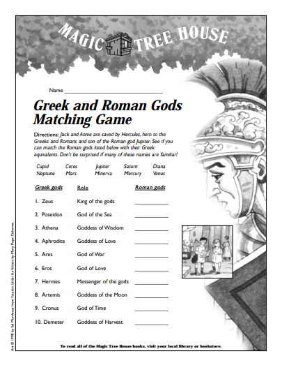 Magic Tree House Printable Quizzes