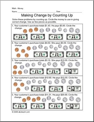 Making Change Worksheets Worksheets Library