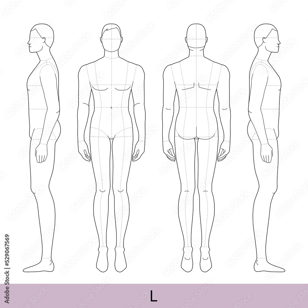 printable fashion figure template