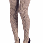 Malka Chic Snake Print Tights Fashion Tights