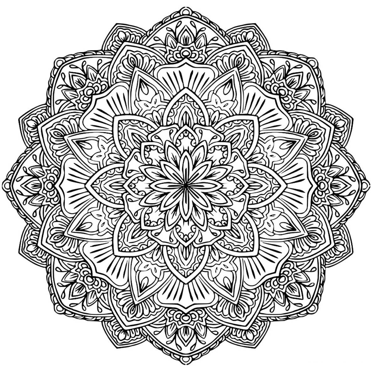 Mandala Coloring Pages